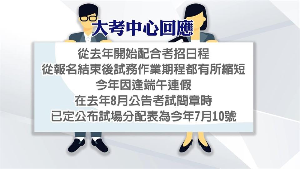 大學分科測驗週三、四登場　家長怒太晚公布試場地點難訂便當