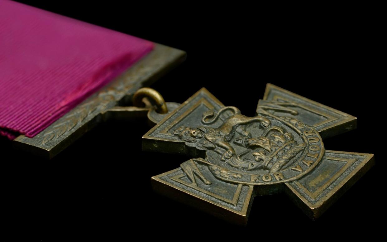 Victoria Cross close up - Noonans/BNPS