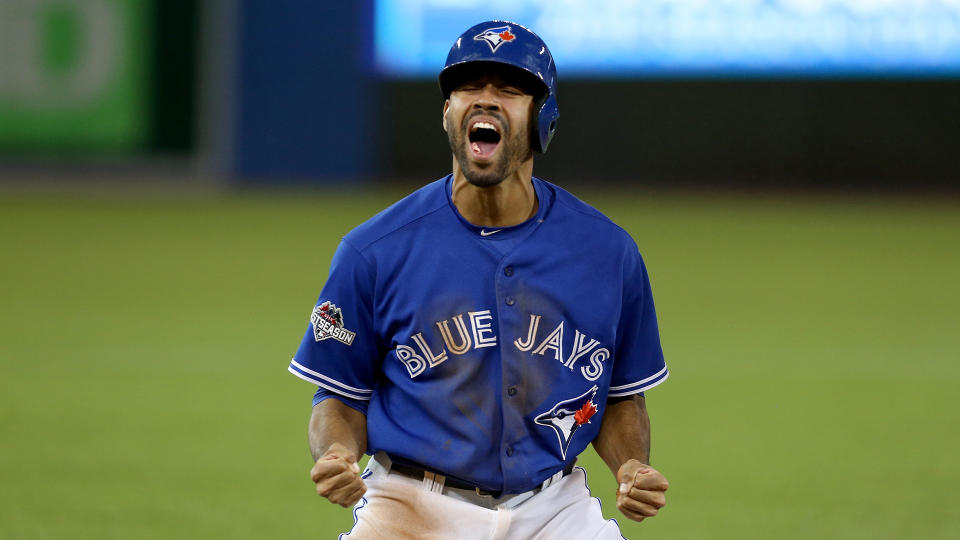 Canadian outfielder Dalton Pompey was once a promising Blue Jays prospect. (Photo by Vaughn Ridley/Getty Images)