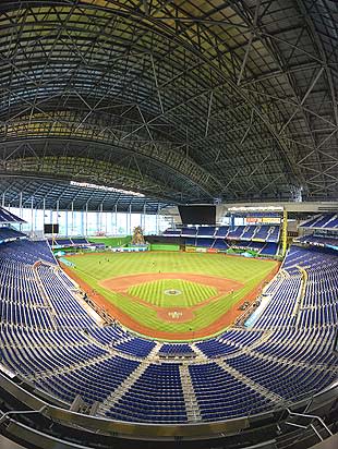 Miami Marlins closing upper deck of mostly empty new stadium for