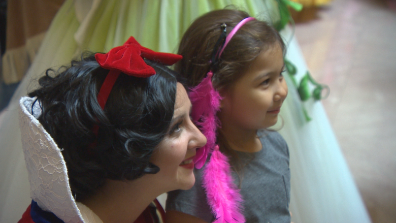 Girls battling illnesses don princess gowns for day of glitz and glamour