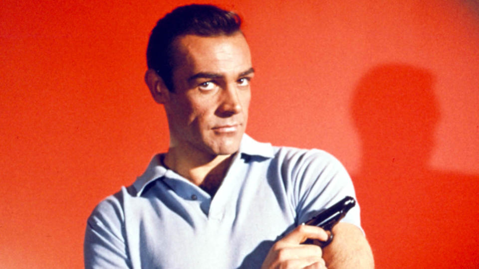 <p> Sean Connery is introduced as&#xA0;Bond&#xA0;in one of cinema&#x2019;s truly iconic scenes. &quot;I admire your courage, Miss, er&#x2026;&#x201D; &quot;Trench, Sylvia Trench, I admire your luck, Mr&#x2026;&quot; &quot;Bond,&#xA0;James&#xA0;Bond.&#x201D; Magic!&#xA0; </p> <p> Connery just oozes class as&#xA0;Bond; while Ursula Andress is great as Honey Ryder with Joseph Wiseman suitably villainous as Dr. No. It&#x2019;s a shame we don&#x2019;t see a little more of Dr. No, who berates&#xA0;Bond&#xA0;for being &#x201C;just a stupid policeman&quot;. </p>