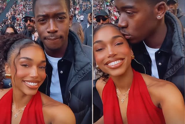 <p>Lori Harvey/Instagram</p> Lori Harvey and Damson Idris