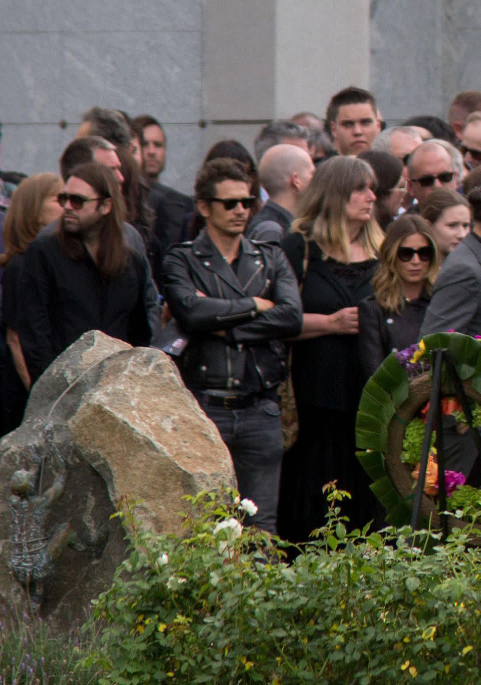 Film star James Franco was also present. Source: Getty