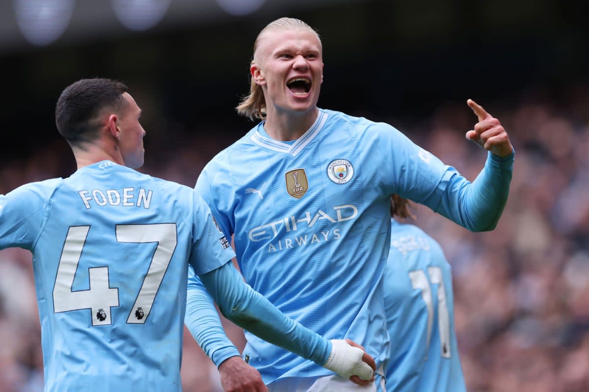 Haaland’s double saw City overcome Everton - but further tests await Guardiola’s side (Getty Images)