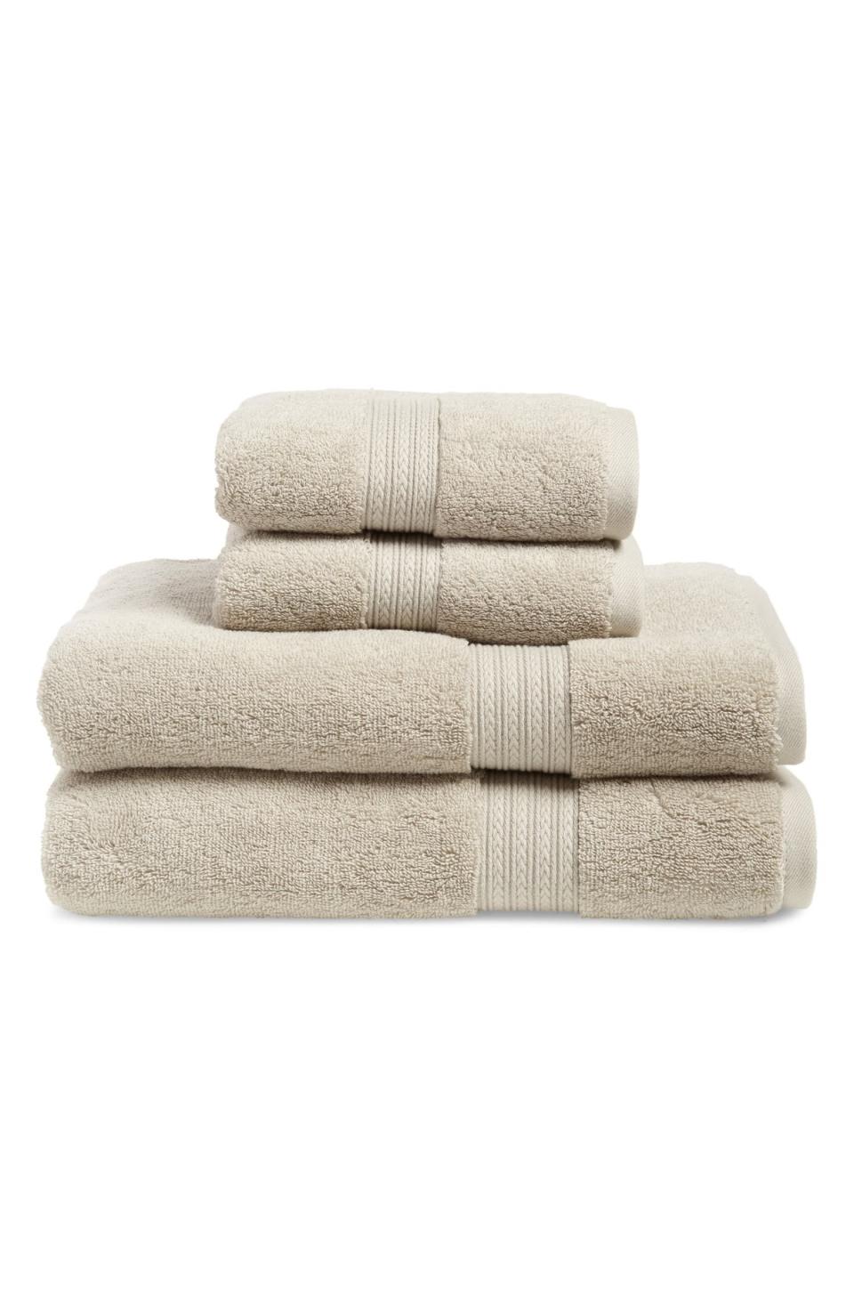4-Piece Cotton Bath Towel & Hand Towel Set
