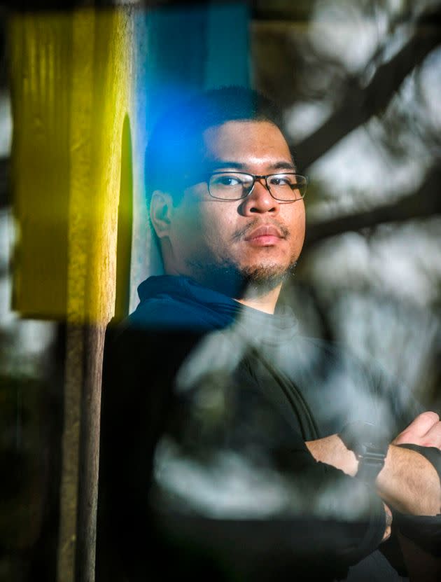 This photo taken April 6, 2022, in Hartselle, Ala., shows U.S. Marine veteran Andy Tai Huynh, who decided to fight with Ukraine in the war against Russia. Huyhn and another veteran from Alabama haven't been heard from in days according to relatives and are considering missing. (Photo: Jeronimo Nisa/The Decatur Daily via Associated Press)