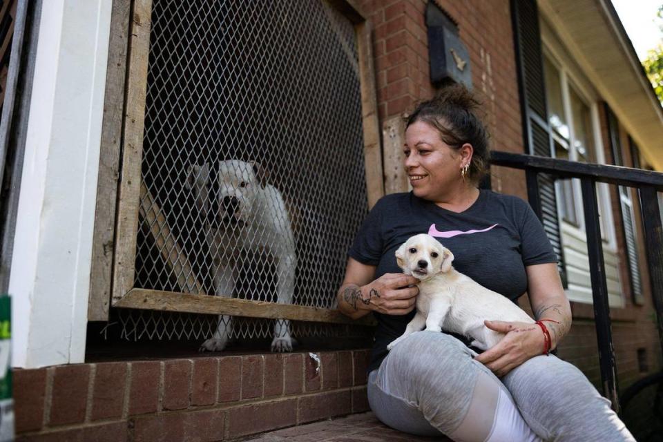 “It’s probably hard to understand,” says Katherine Canedo Valdez, 42, of Charlotte. “It probably looks like a hoarder situation. ... But it wasn’t like that. I fell in love with something I couldn’t control.” Khadejeh Nikouyeh/Knikouyeh@charlotteobserver.com