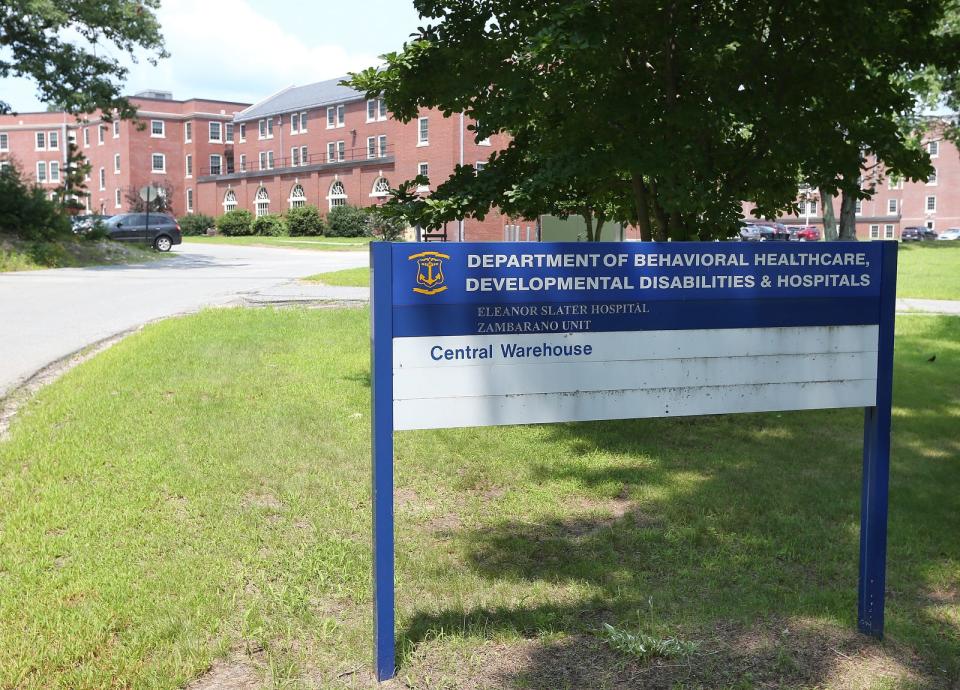 Eleanor Slater Hospital's Zambarano Unit in Burrillville, where the state is working on a plan to accommodate as many as 10 homeless families in three "cottages" on the campus.