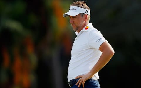 Ian Poulter - Ian Poulter hits improbable opening round Abu Dhabi Championship after just six hours sleep and 34-hour journey - Credit: Getty Images