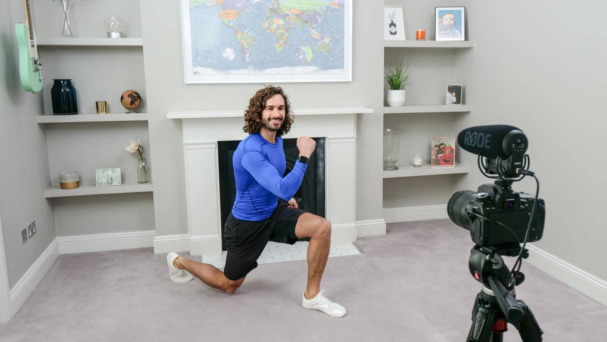 Joe Wicks has been conducting his exercise classes with an injured hand. (Photo by Comic Relief/BBC Children in Need/Comic Relief via Getty Images)