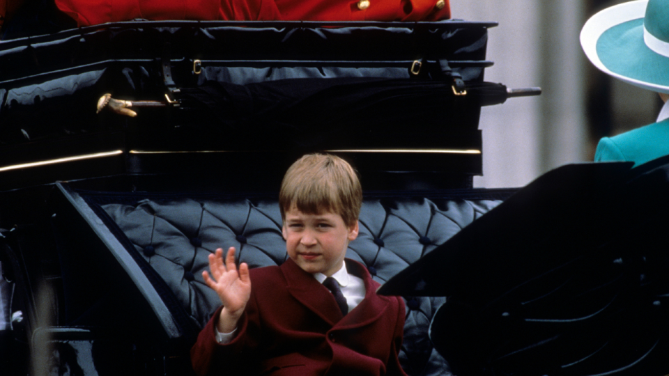 6. June 11, 1988: Prince William waving to onlookers