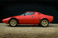 <p>A curving, visor-like slice of glass, a tapering wedge of body and a pair of big, glowering taillights made a beautiful beast of the Stratos on both rally stage and road.</p>