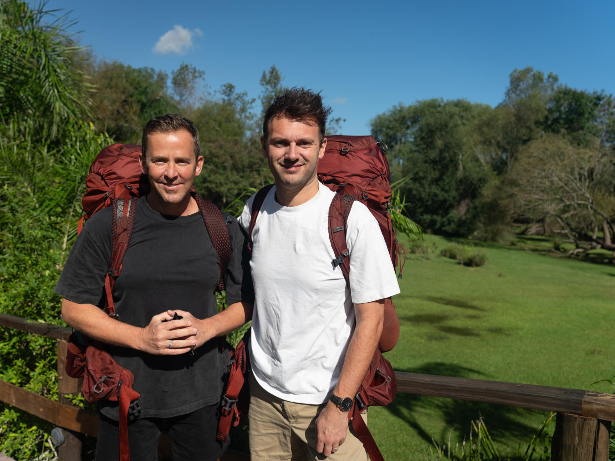 Celebrity Race Across The World's Scott Mills and Sam Vaughan are in it to win