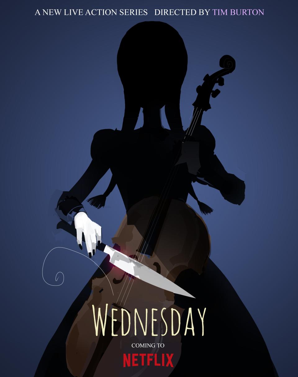 Wednesday Addams Netflix Series Poster