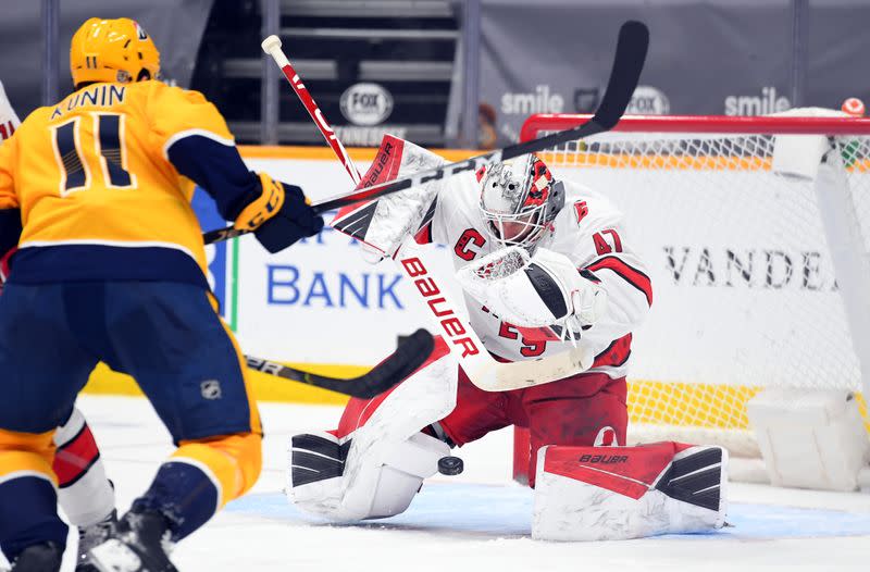 NHL: Carolina Hurricanes at Nashville Predators