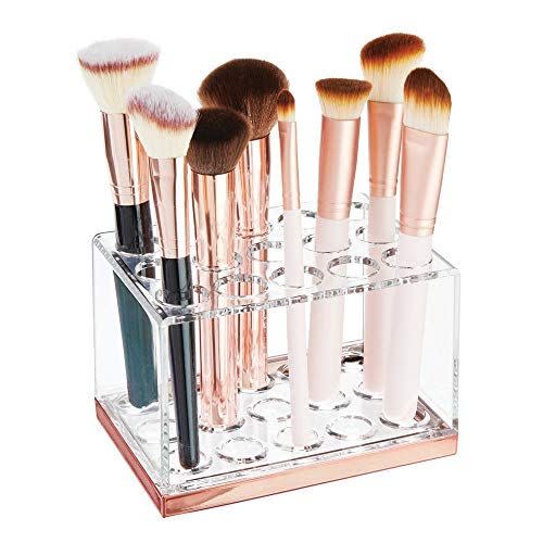 5) 15-Slot Makeup Brush Storage Organizer