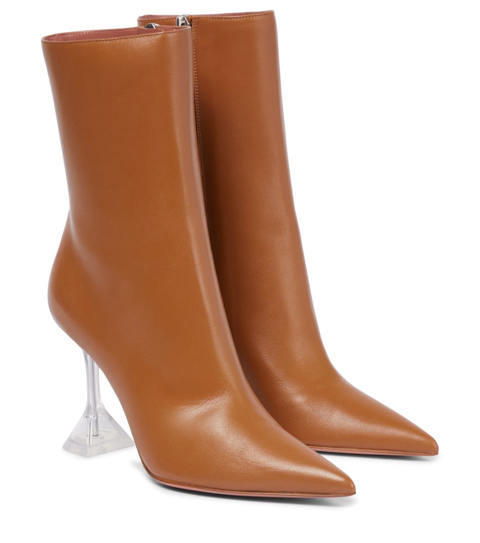 Giorgia Leather Ankle Boots