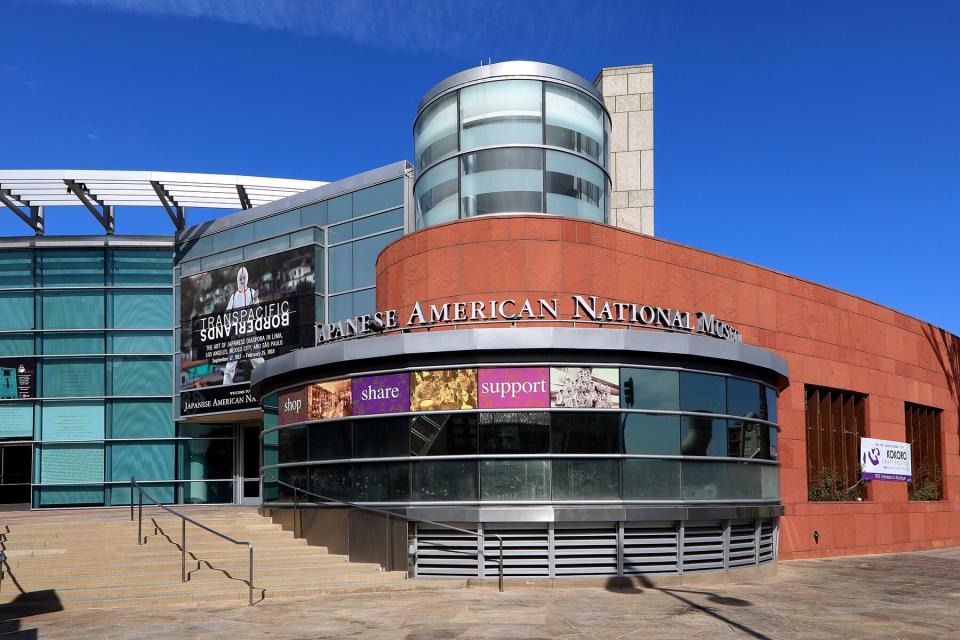 Smithsonian Institution's Japanese American National Museum in Little Tokyo in Los Angeles, California