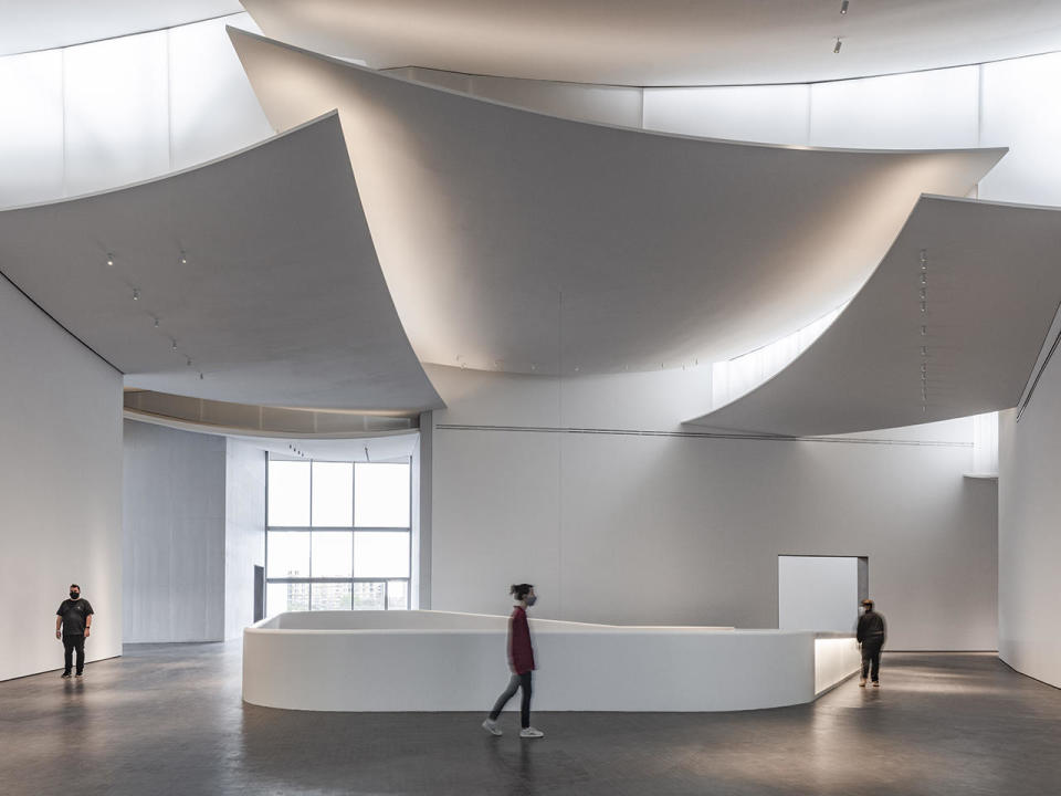 The Nancy and Rich Kinder Building at the Museum of Fine Arts, Houston, designed by Steven Holl.  / Credit: Richard Barnes/Museum of Fine Arts, Houston