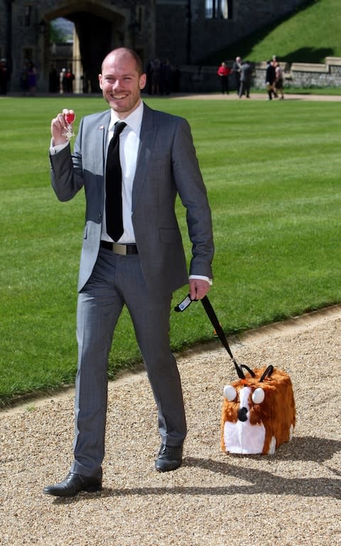 Rob Law, the inventor of Trunki suitcases, received short shrift from the Dragons, but later made MBE for his success - Credit: Steve Parsons