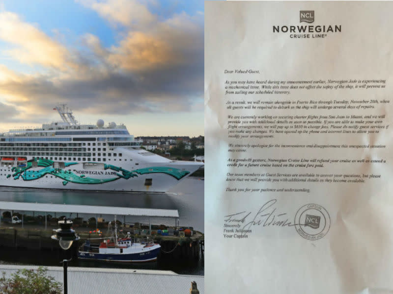 Norwegian Cruise Line canceled a cruise