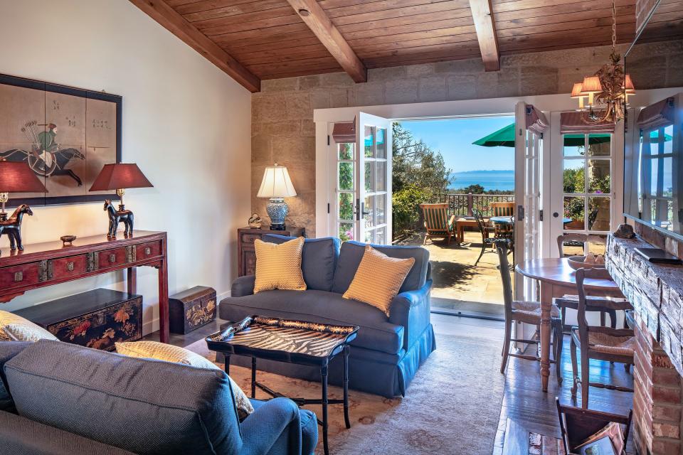 The property offers views of the Pacific Ocean and Channel Islands.