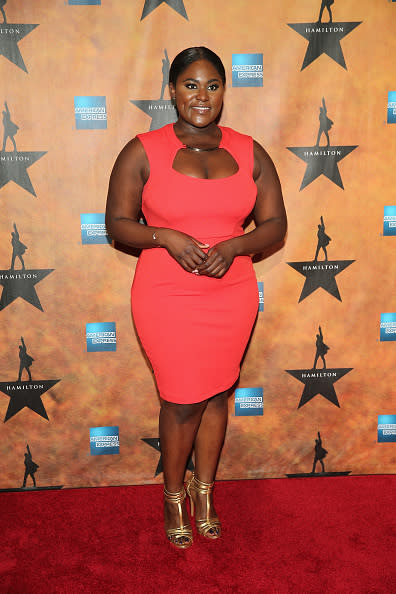 Danielle Brooks in hot pink.