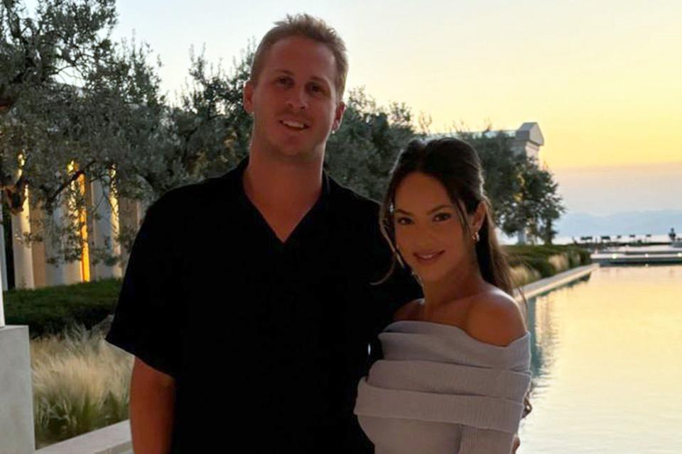 <p>Christen Harper/Instagram</p> Jared Goff (left) and Christen Harper