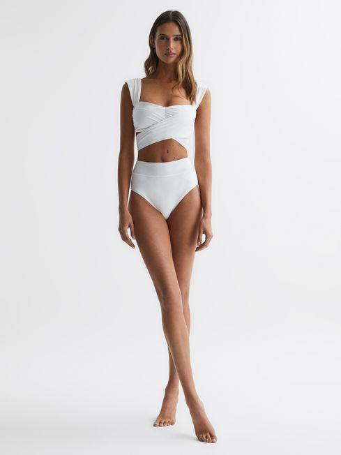 Reiss Cristina Wrap Design Bikini Top