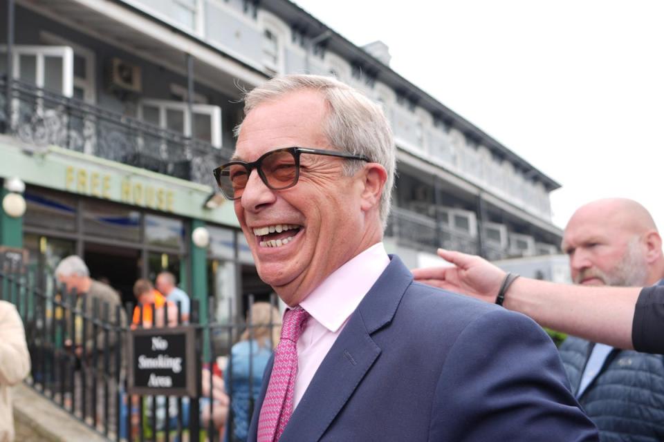 Leader of Reform UK Nigel Farage (James Manning/PA) (PA Wire)