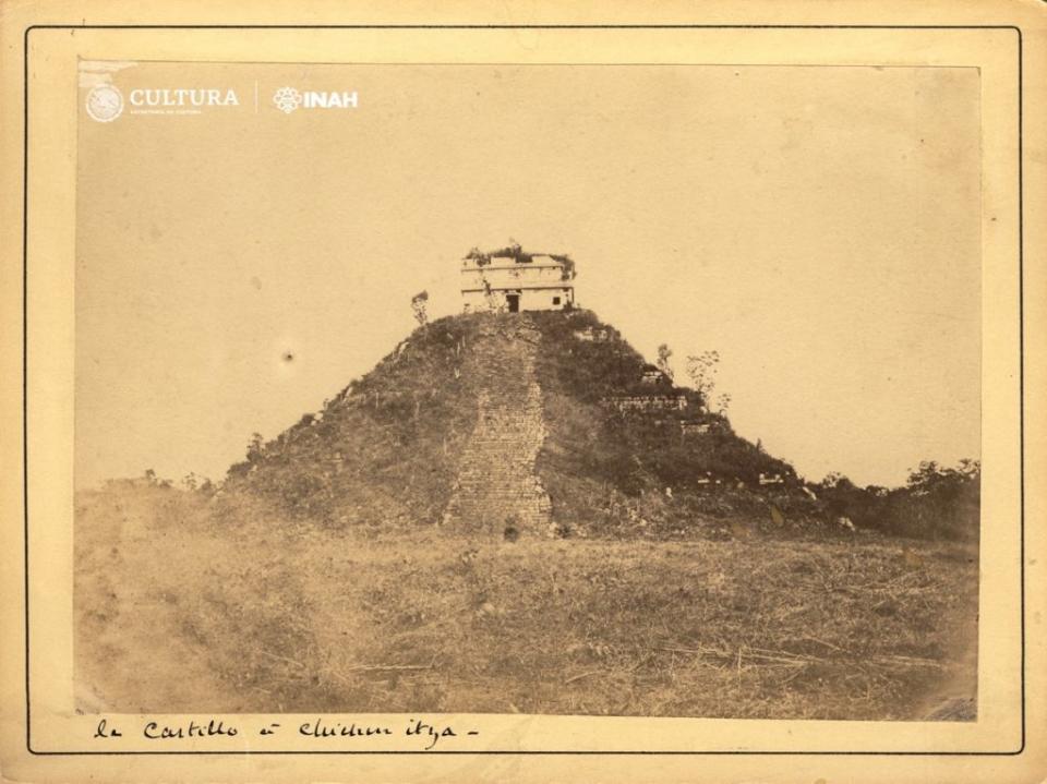 chichen itza el castillo 1860