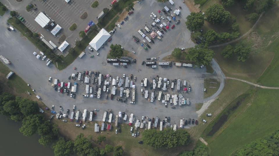 An aerial shot of 2019's 'Poosa Q at Wind Creek Montgomery. It returns Friday and Saturday.