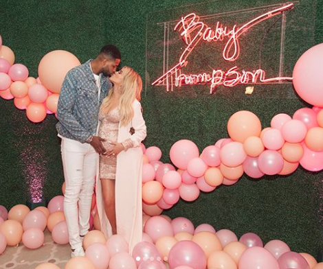 The 33-year-old is currently pregnant with her first child, a girl, with boyfriend Tristan Thompson. Source: Instagram / khloekardashian