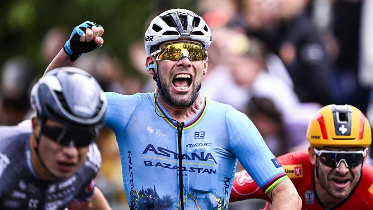 Cavendish makes history on Tour de France Stage 5 - Yahoo Sports