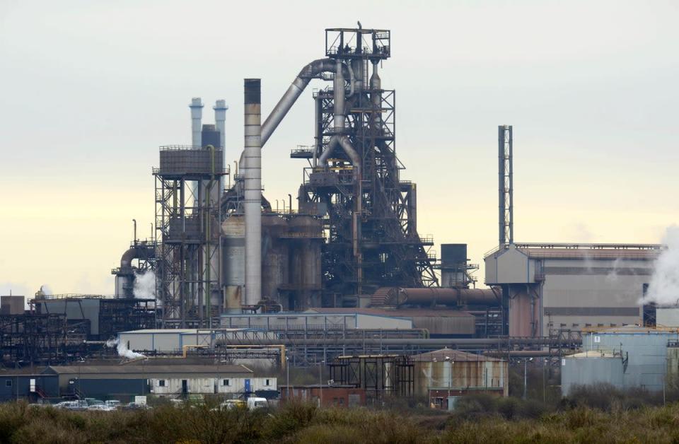 The UK’s largest steel works in Port Talbot, South Wales (Ben Birchall/PA) (PA Wire)