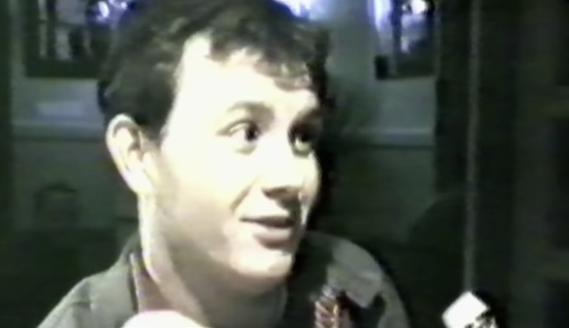 Mark Ashton being interviewed