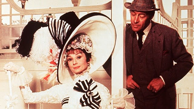 My Fair Lady, Movie: Audrey Hepburn and Rex Harrison.