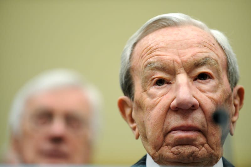 Former Secretary of State Warren Christopher testifies before a House Foreign Relations Committee hearing on the National War Powers Commission in Washington on March 5, 2009. On March 19, 2011, Christopher died of cancer at the age of 85. File Photo by Kevin Dietsch/UPI