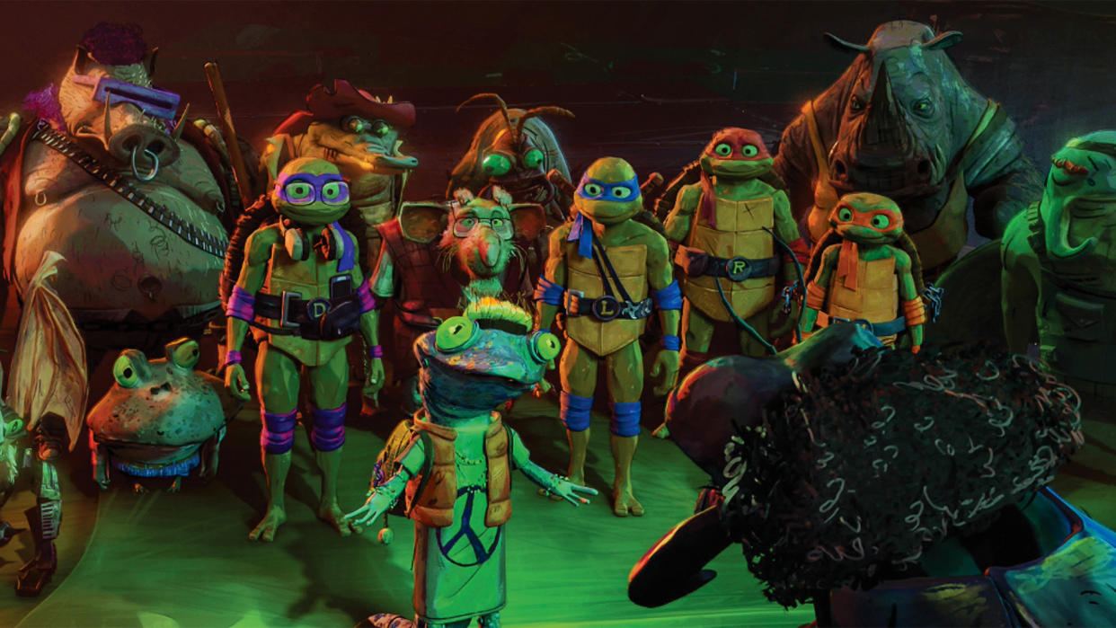  Still from Teenage Mutant Ninja Turtles: Mutant Mayhem 