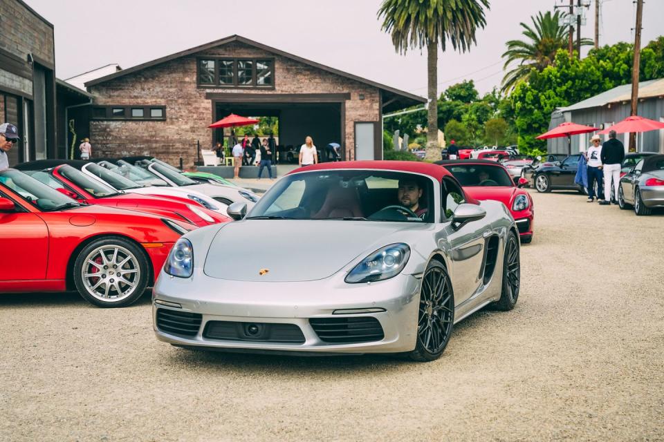 porsche boxsters at the petersen