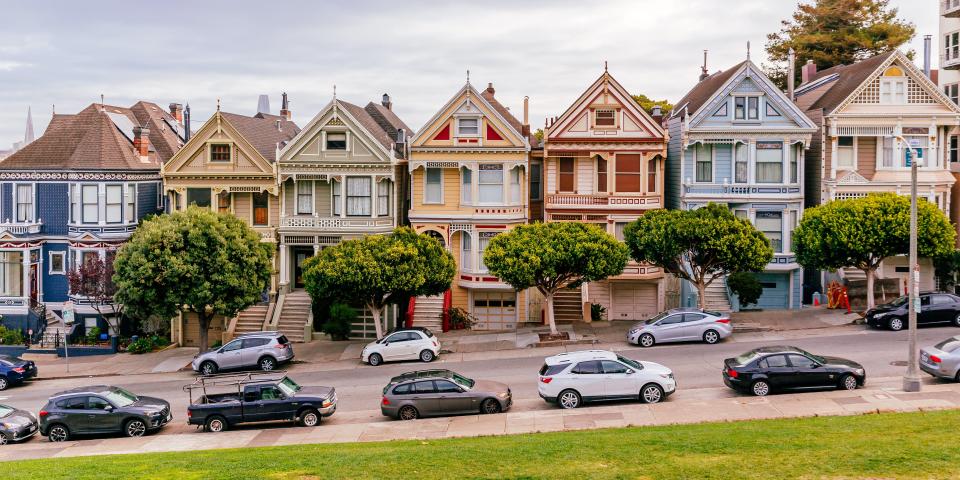 Houses located in San Francisco, California.