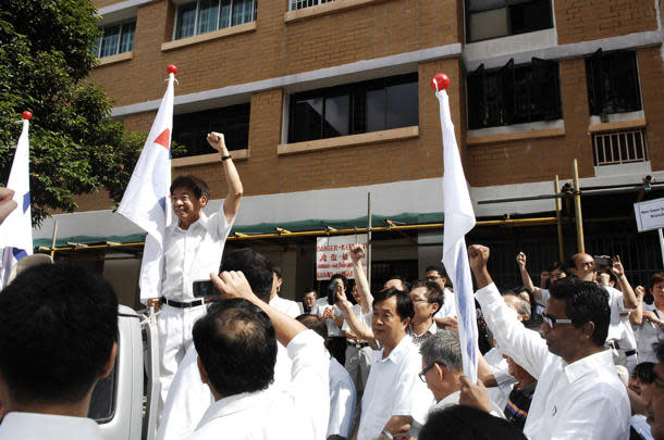 PAP leaders were quick to comment on WP's expulsion of Yaw Shin Leong. (Photo courtesy of Terence Lee)