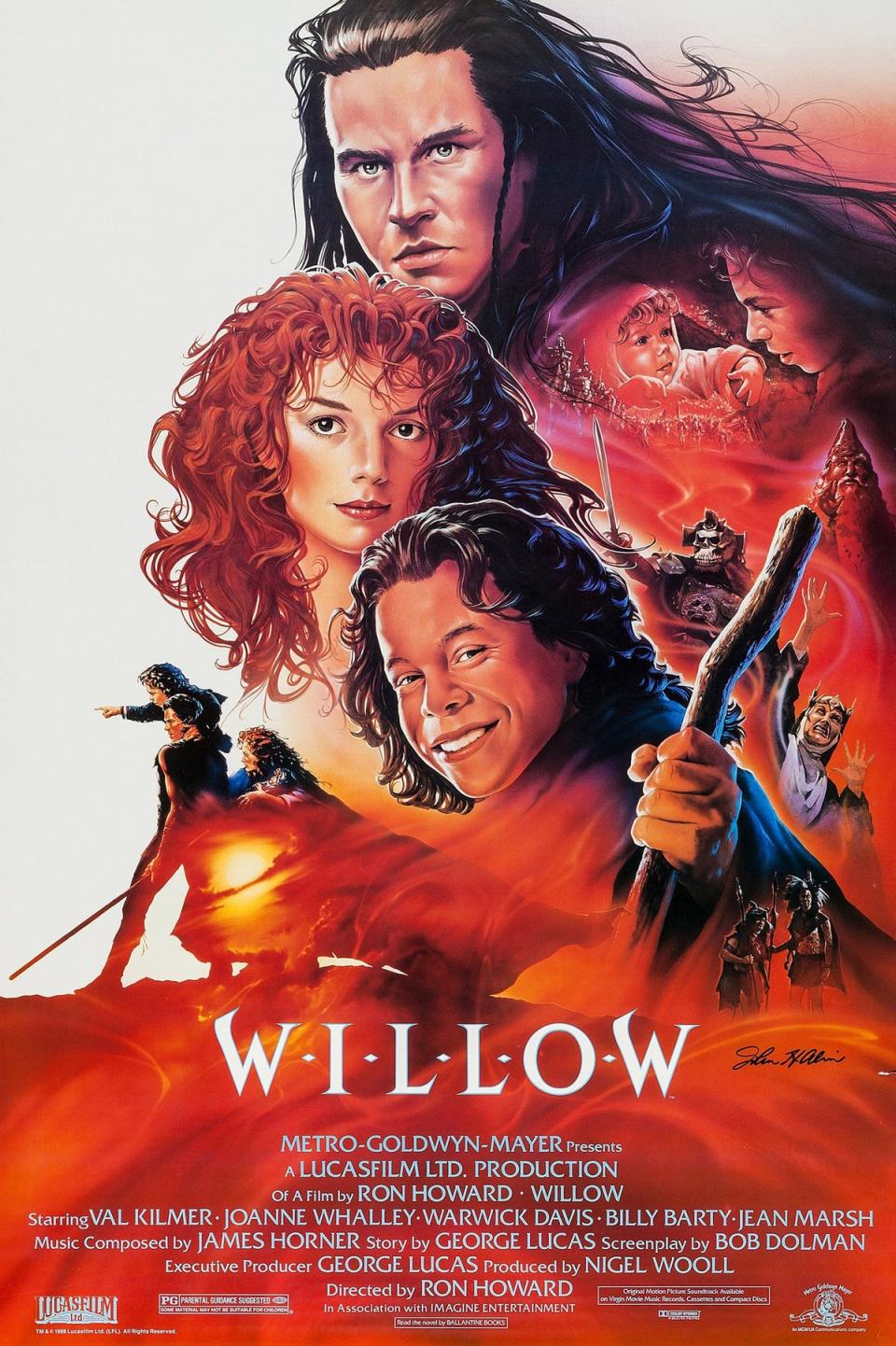 The original poster artwork for ‘Willow’ (Lucasfilm)