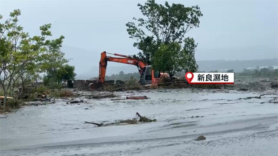 台東新良濕地潰堤嚴重封閉 太麻里釋迦園重創