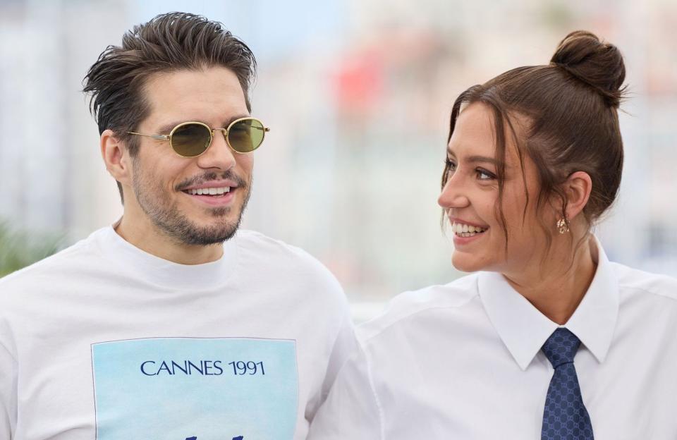 Cannes 2024 : Adèle Exarchopoulos et François Civil, complices sur la Croisette