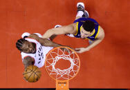 During second half Game 5 NBA Finals basketball action in Toronto on Monday, June 10, 2019. (THE CANADIAN PRESS/Nathan Denette)