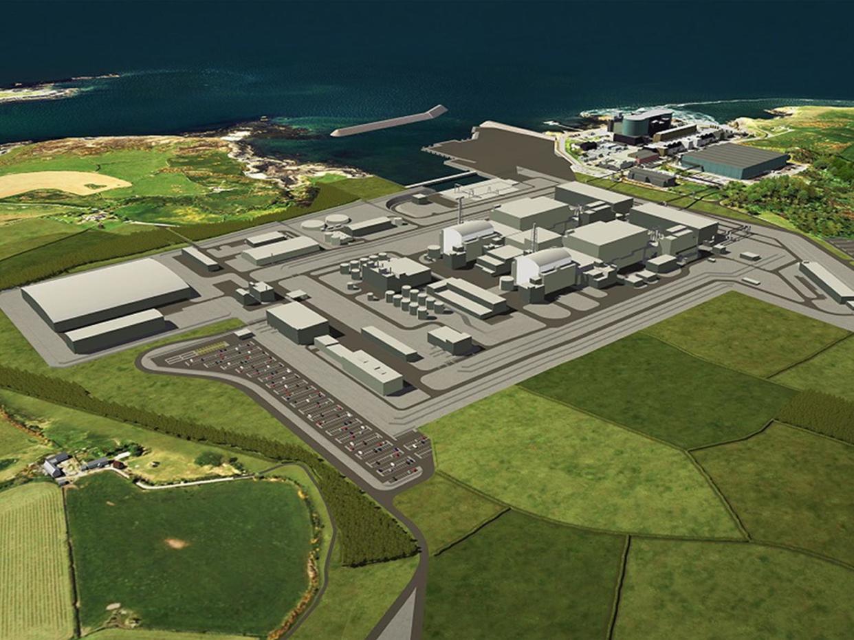 The Wylfa Newydd project on Anglesey was expected to support to around 9,000 jobs when construction activity reached its peak. (PA)