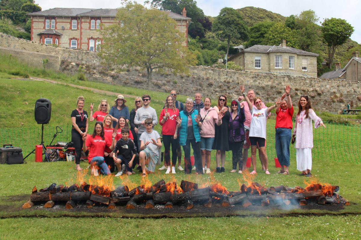 Firewalkers at St Catherine's School <i>(Image: St Catherine's School)</i>