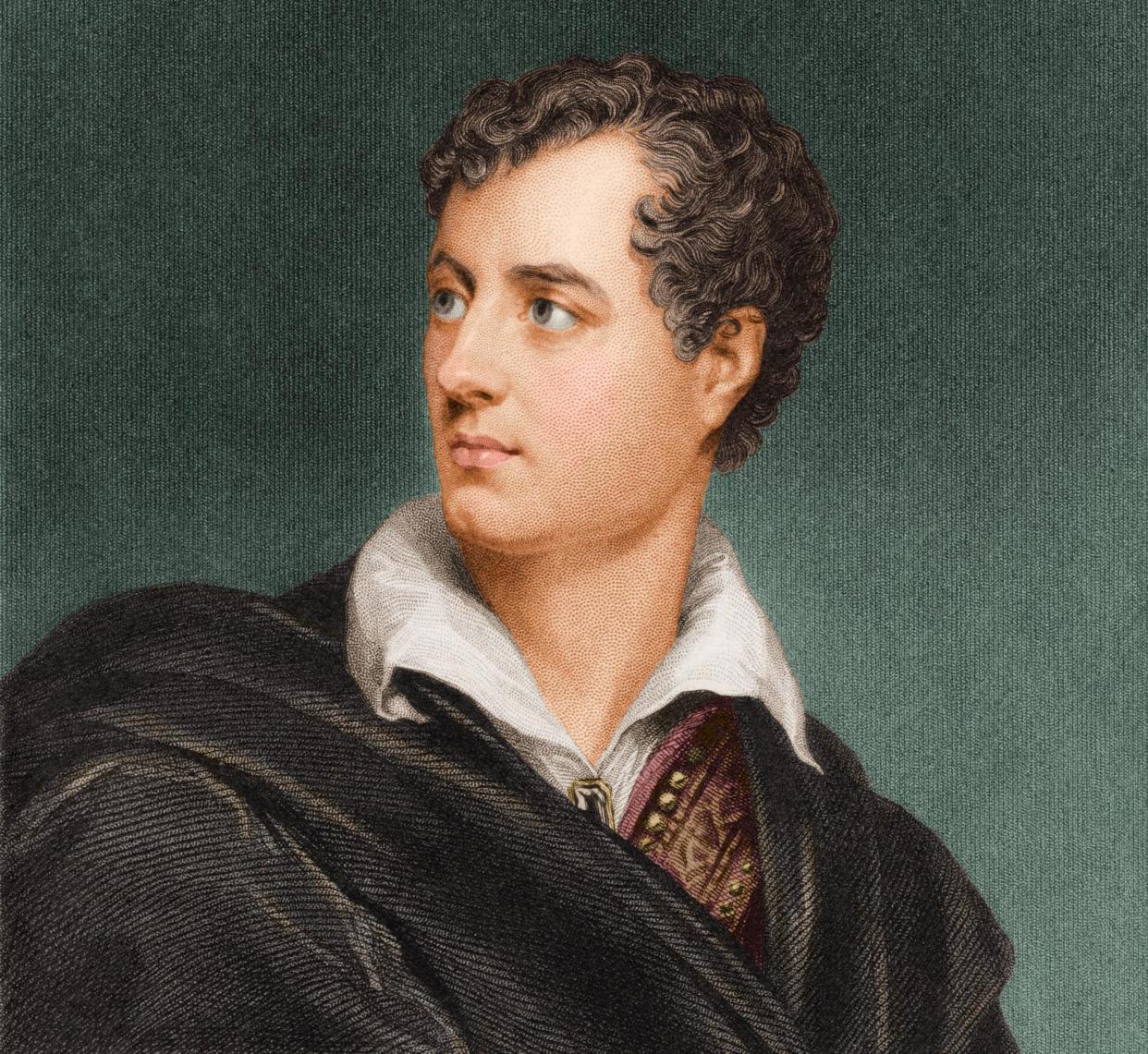 <span>Lord Byron, a national hero for Greeks, far removed from ‘mad, bad and dangerous to know’.</span><span>Photograph: Getty Images</span>